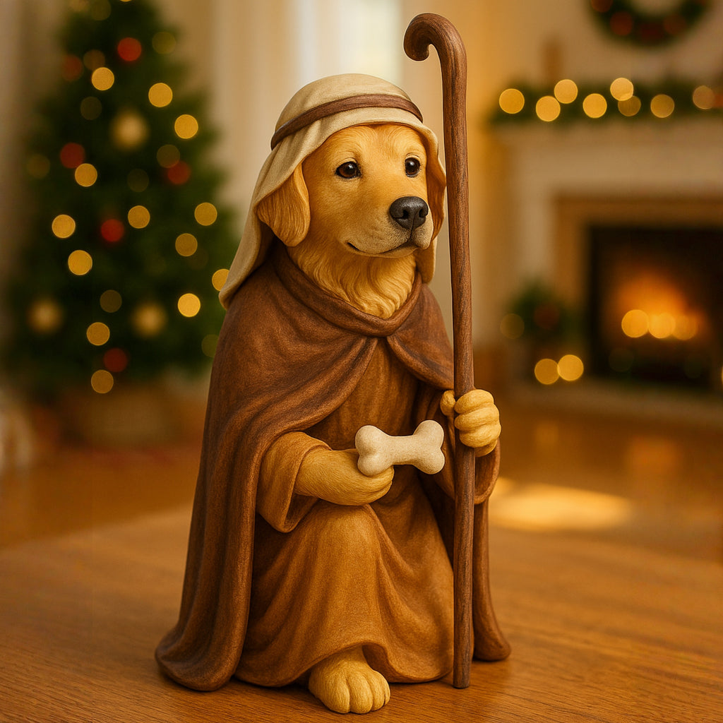 The PAW-fect Christmas Pageant Nativity Figurine Collection