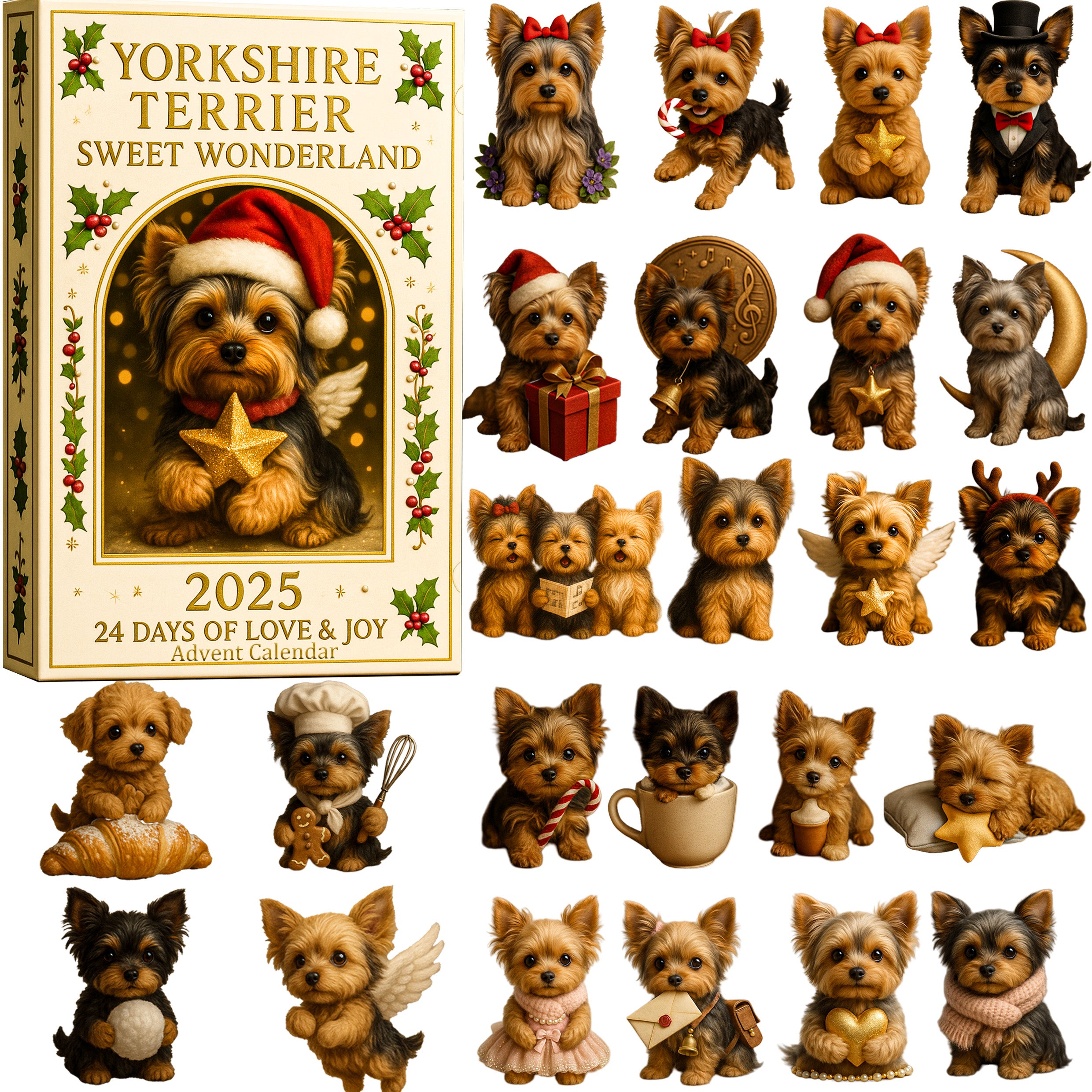 Yorkshire Terrier Sweet Wonderland 2025 Advent Calendar